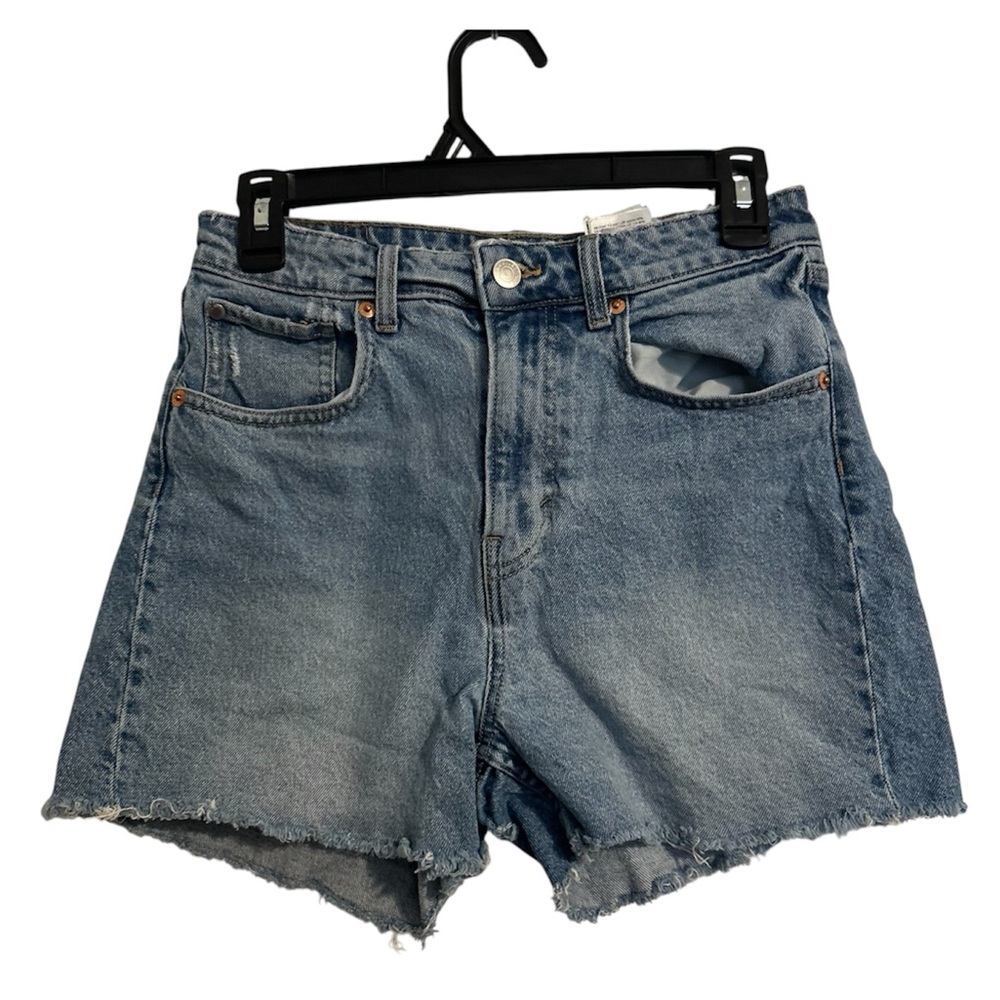 Brock Collections x H&M Blue Denim Jean Shorts Raw Hem